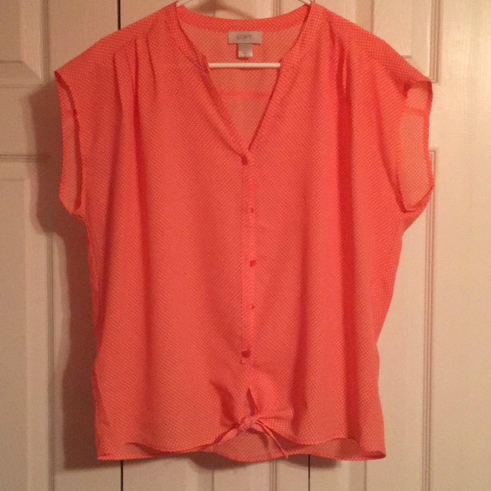 Loft short sleeve button up